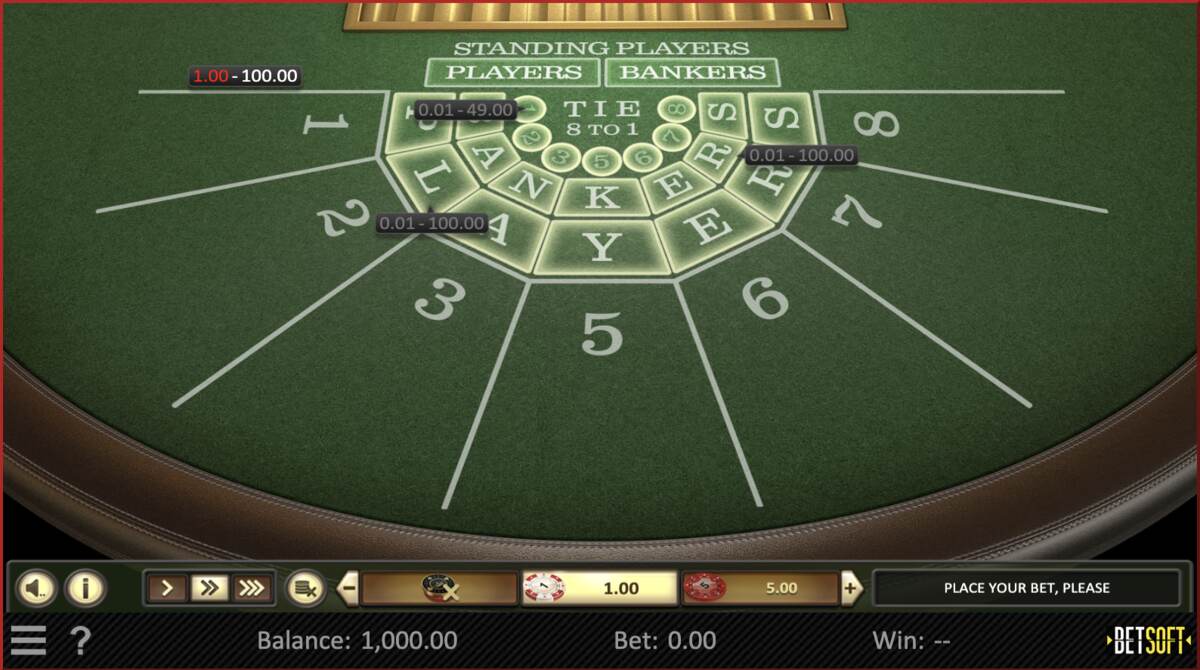 Online baccarat en Drake Casino