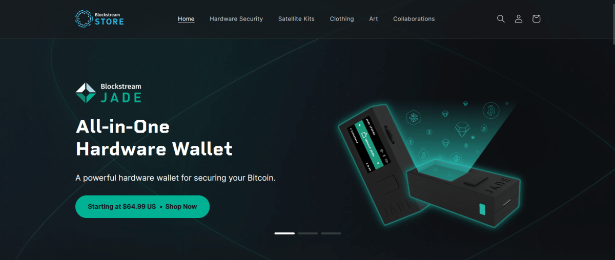 mejores wallets blockstream jade