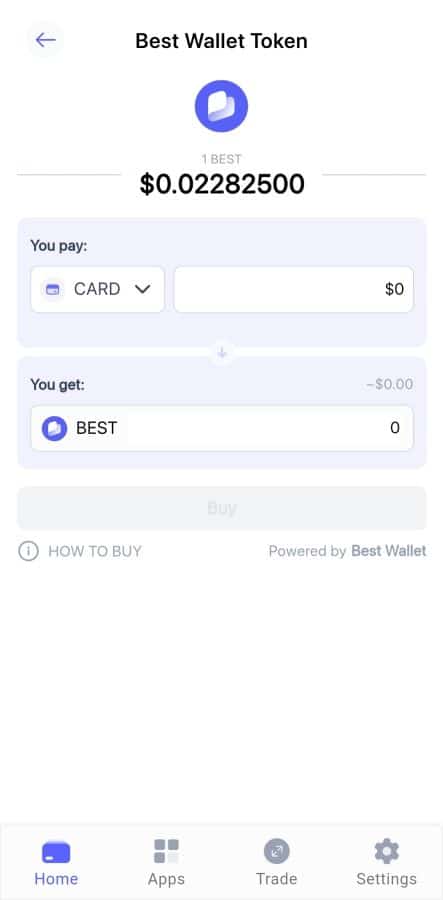 Cómo comprar Best Wallet precio