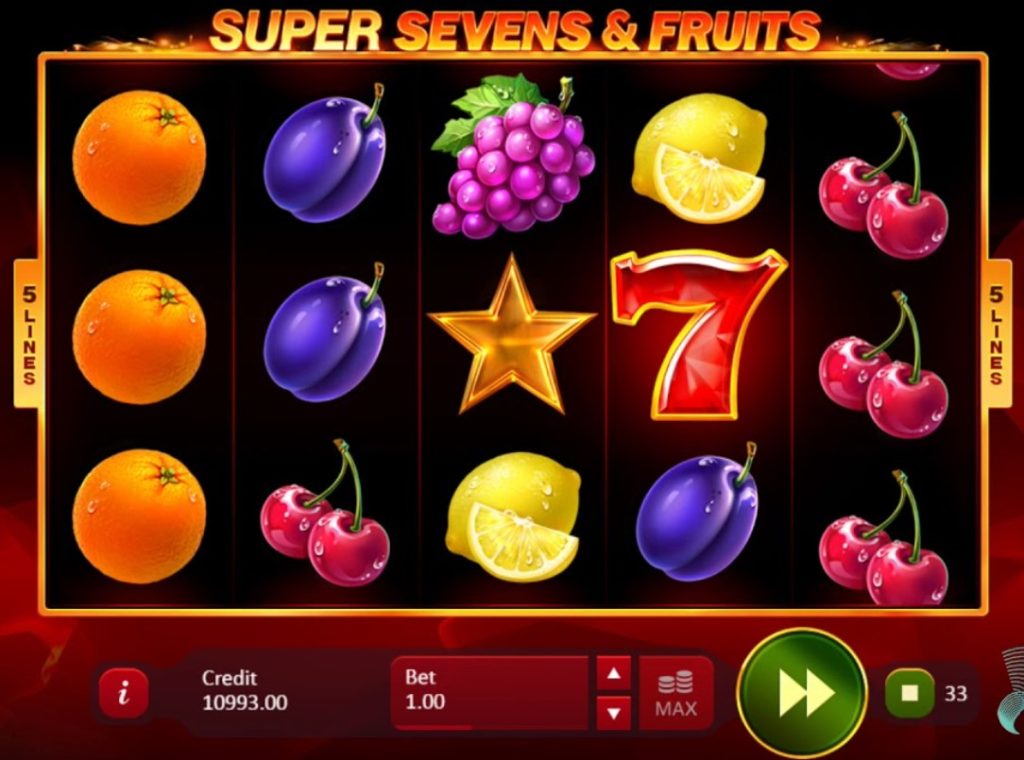 5 Super Sevens & Fruits peliarvostelu