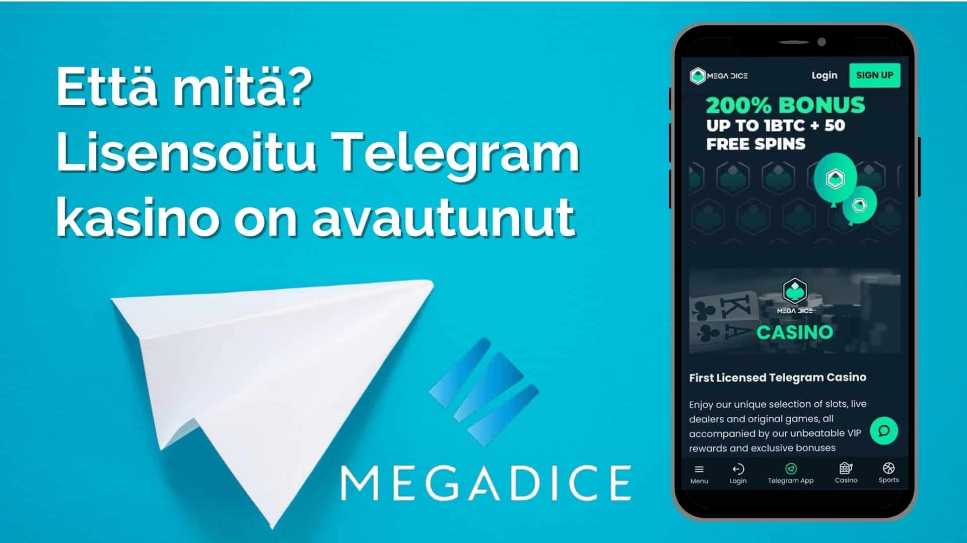 Anonyymi Telegram nettikasino