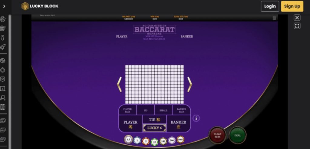 Baccarat strategia