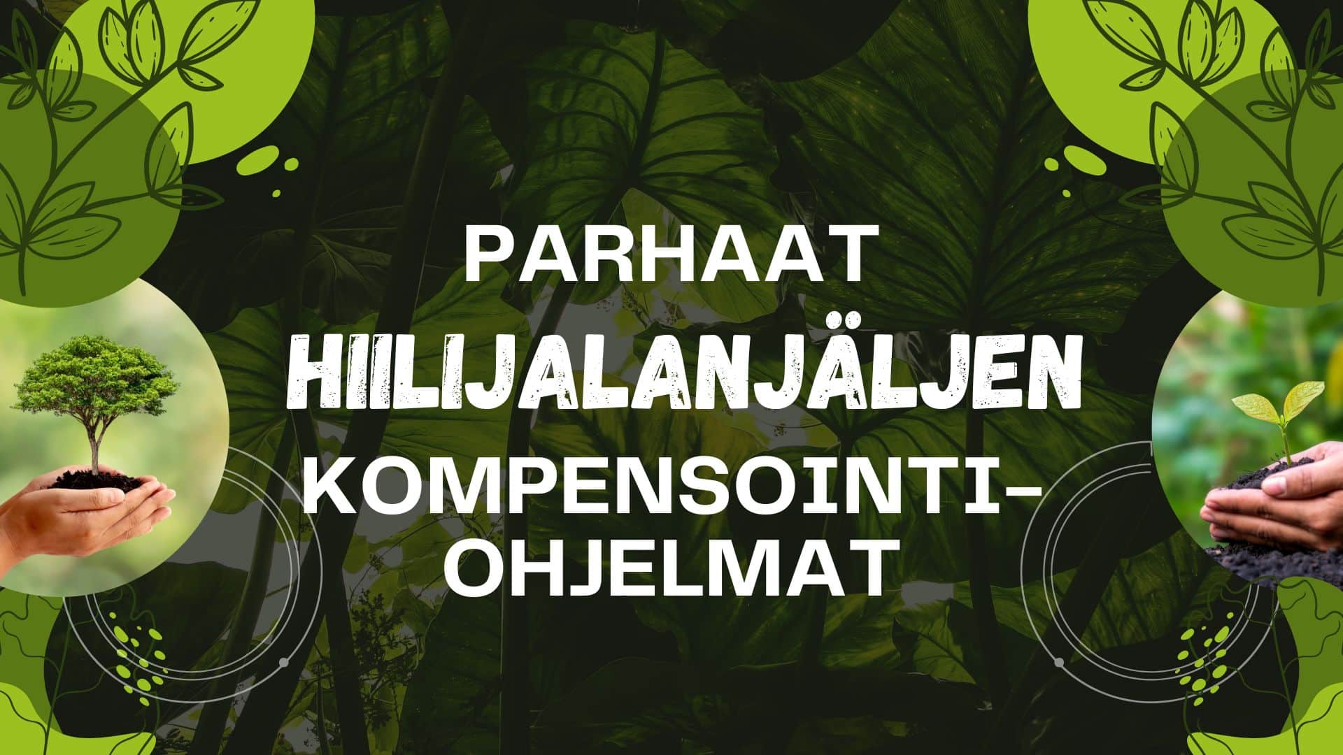 hiilijalanjäljen kompensointi