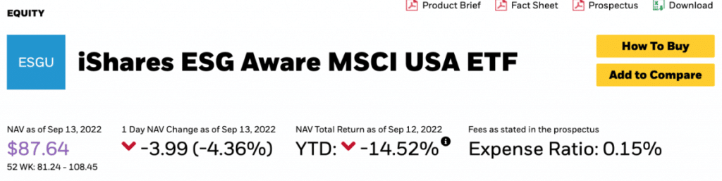 iShares ESG