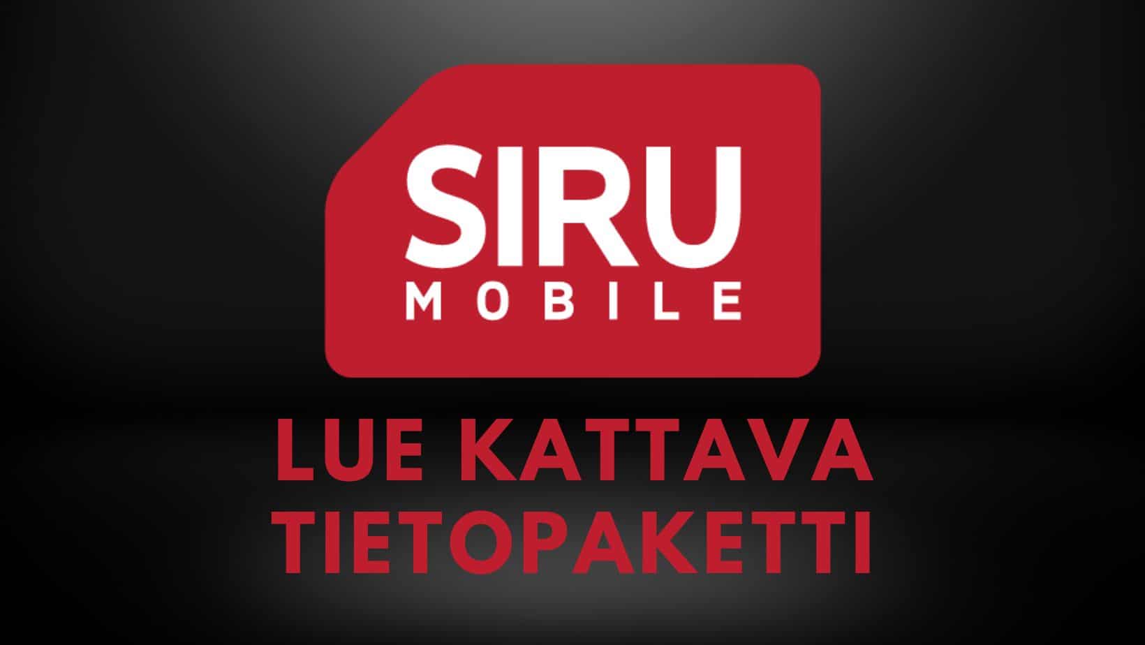 siru mobile maksutapa