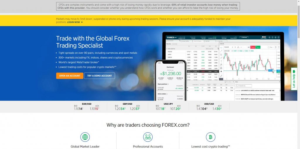 stock courtier metatrader 5 - Forex.com