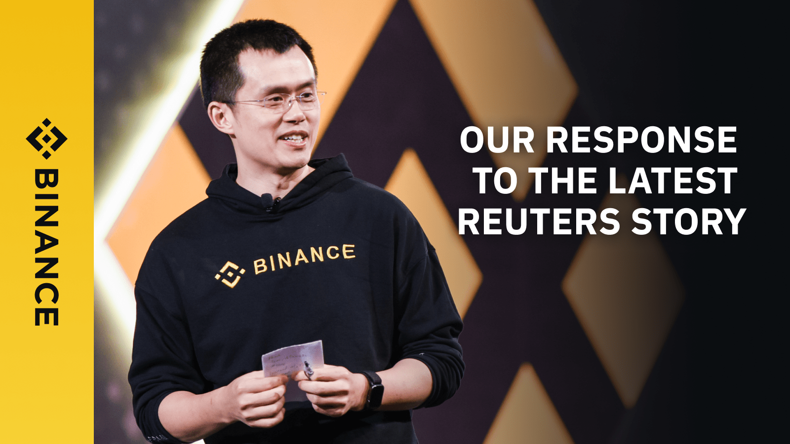 Binance Reters