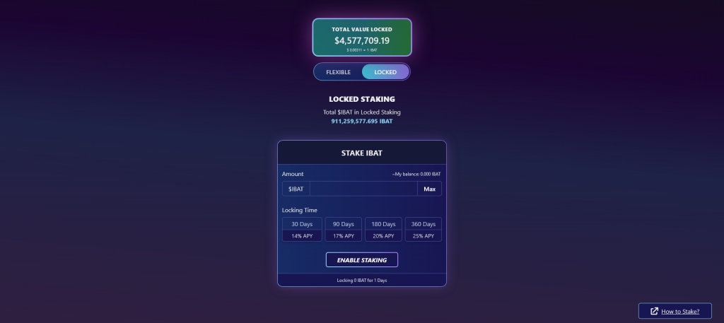 La Valeur Totale d’IBAT Battle Infinity atteint 4.6M$ - Comment Staker