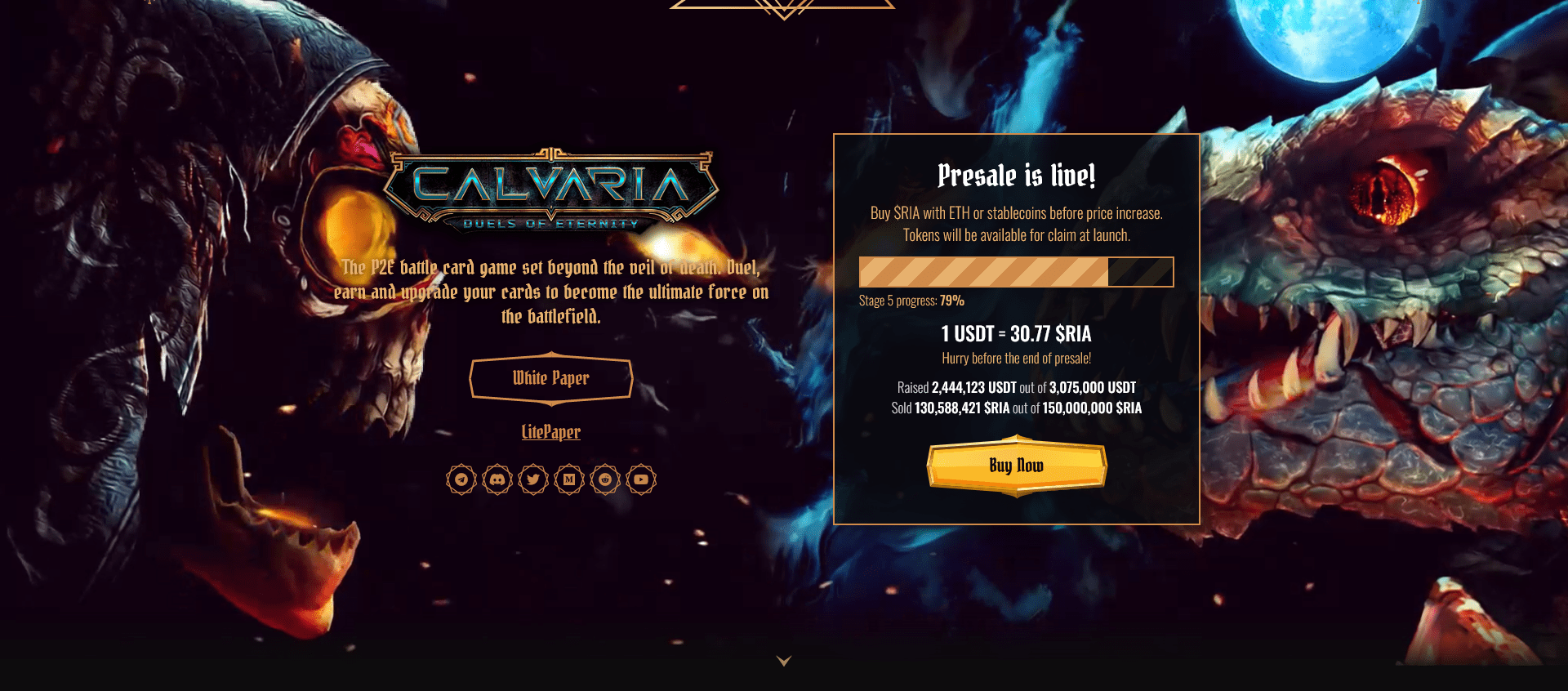 calvaria crypto game