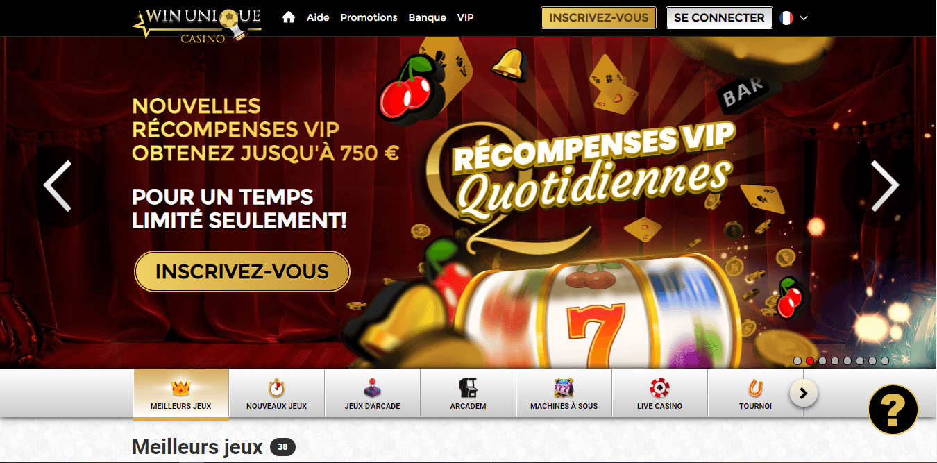 Casino en live en ligne au Canada - Unique casino