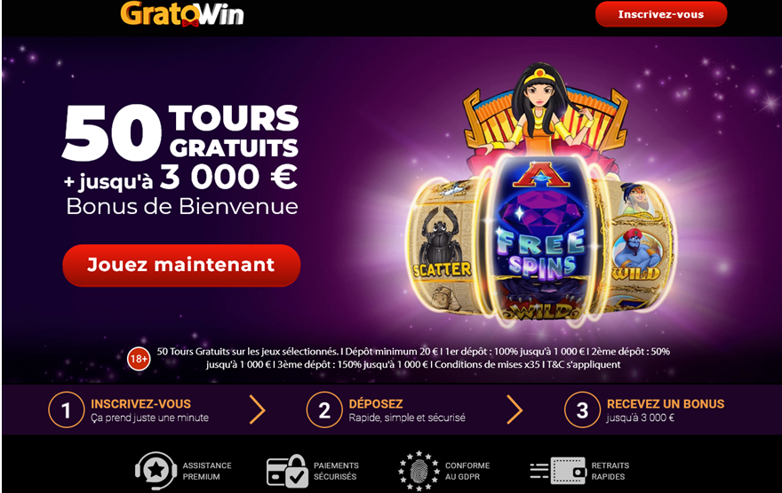 Meilleurs live casino Belgique : Gratowin