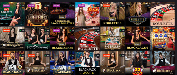 Avis 1Red casino : LIVE CASINO