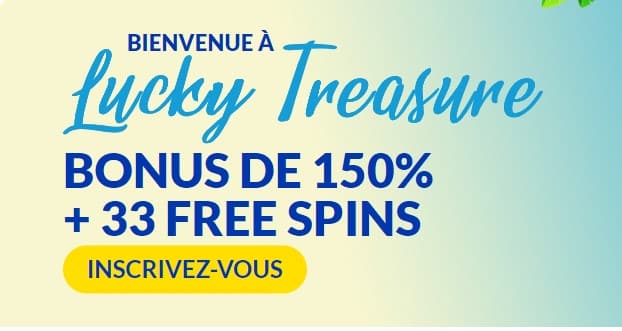 lucky treasure casino avis bonus