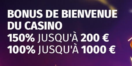 bonus de bienvenue casino