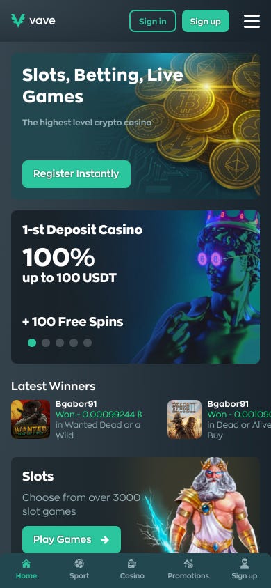 vave casino app