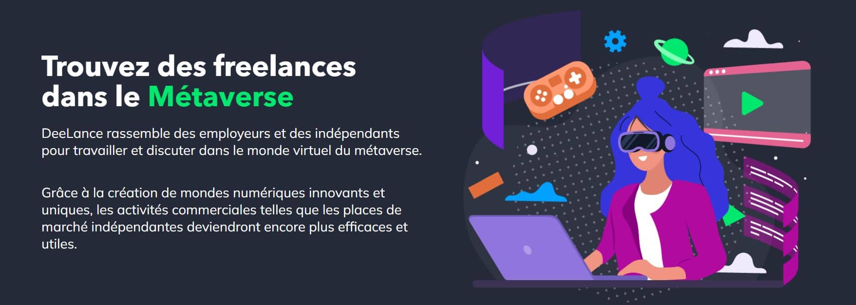 DeeLance - Trouvez des Freelance dans le Metaverse FR