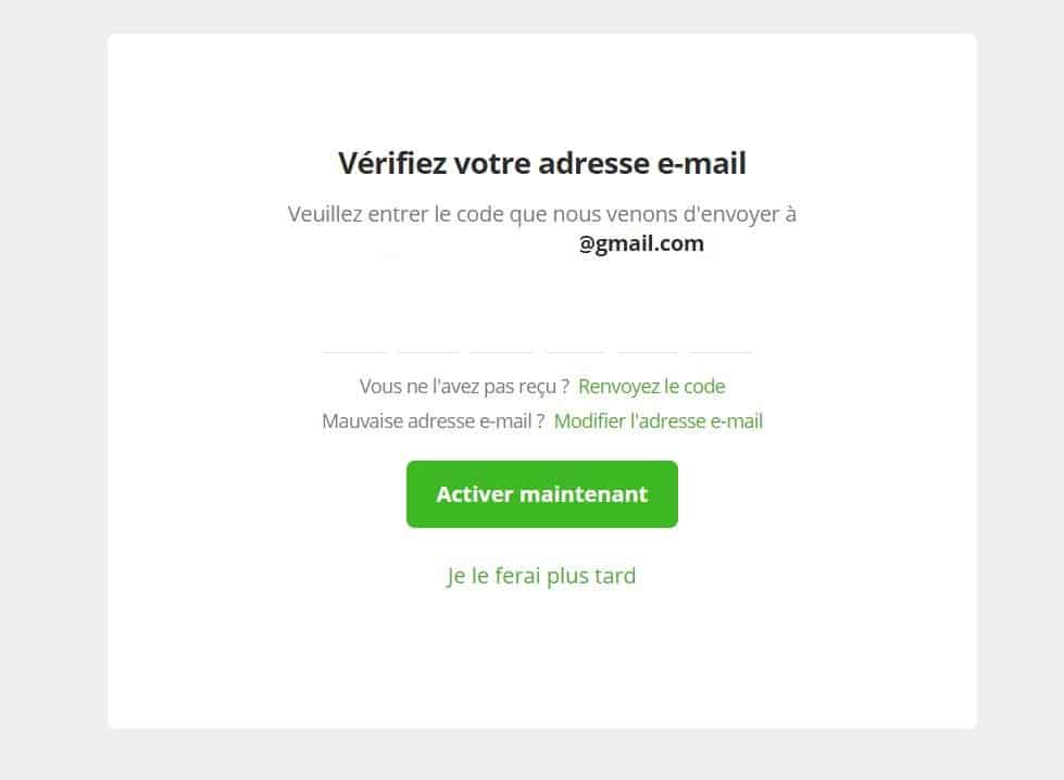 1.4. Activer son compte - Acheter PSG Token sur eToro