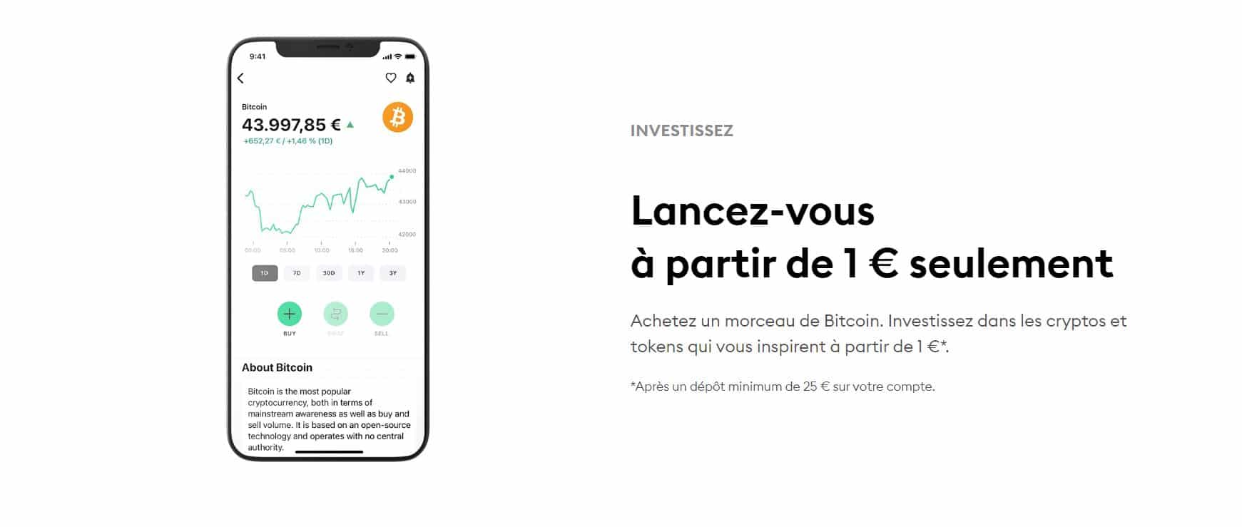 Bitpanda - Investir à partir de 1 € - Acheter PSG Token