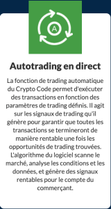 présentation de l'automatisation sur crypto code