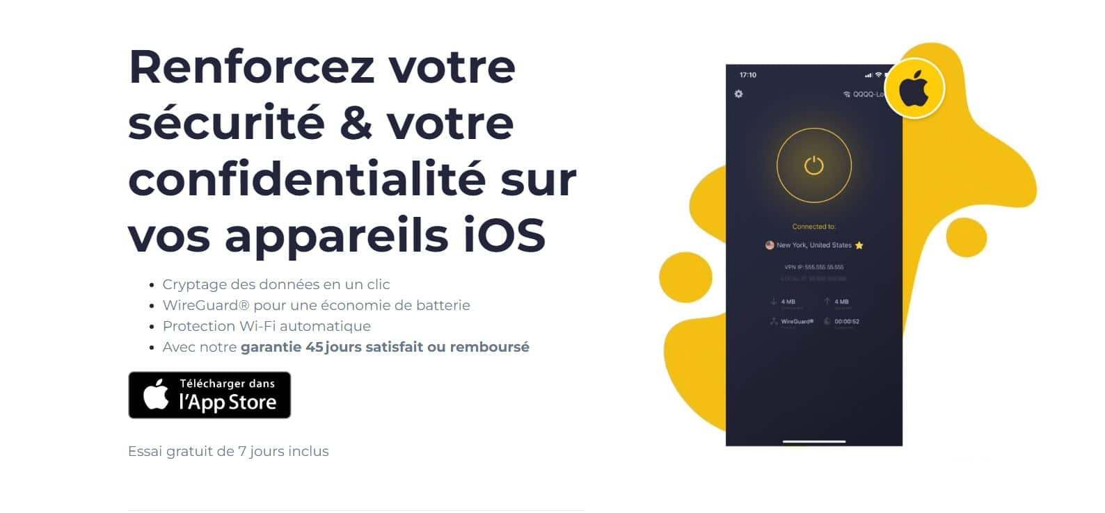 CyberGhost VPN - Accueil - VPN iPhone