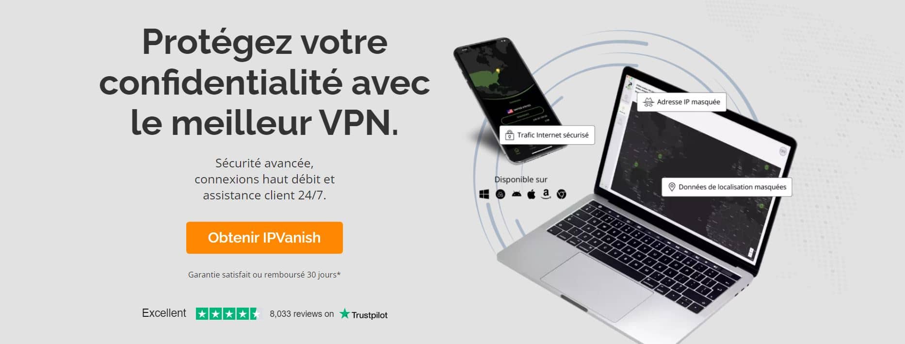 IPVanish - Accueil - VPN Gratuit Mac