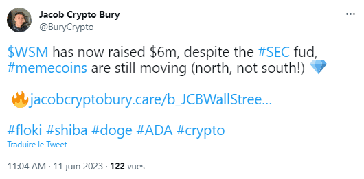 Jacob Bury parle de Wall Street Memes - Le projet résiste à la pression de la SEC