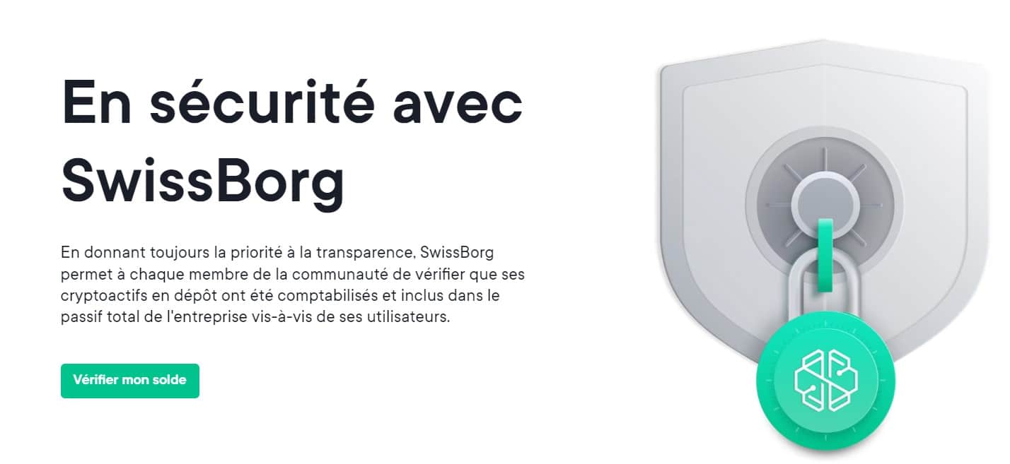 Avis Swissborg : sécurité