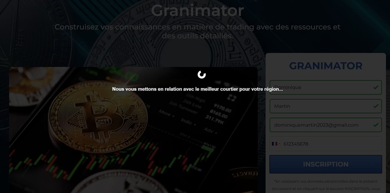 Granimator Avis - Choix du courtier