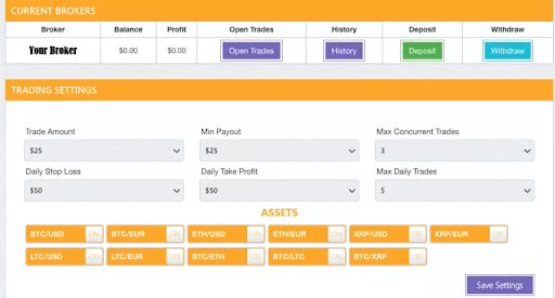 Live trading