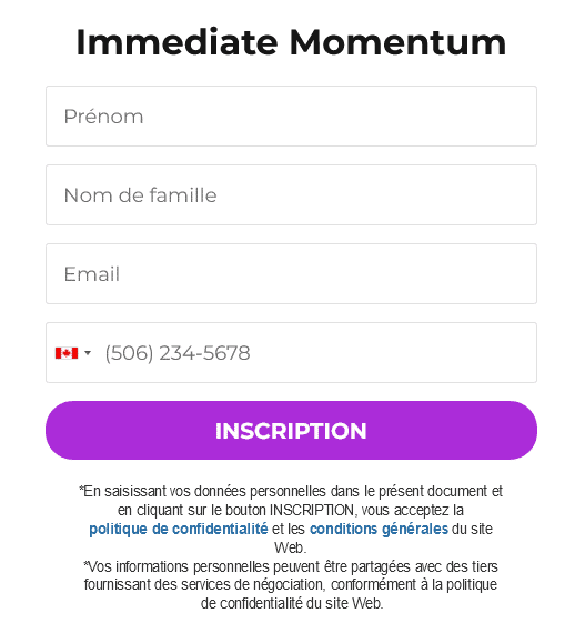 immediate momentum inscription