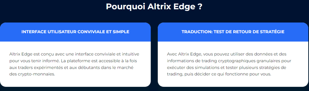 Altrix Edge avis