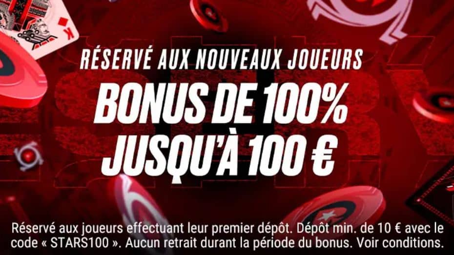 PokerStars - Bonus de bienvenue - Casino Pay N Play