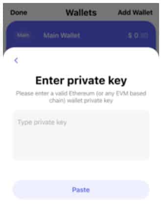 8. Connecter un wallet externe - Comment s'inscrire sur un exchange crypto sur mobile