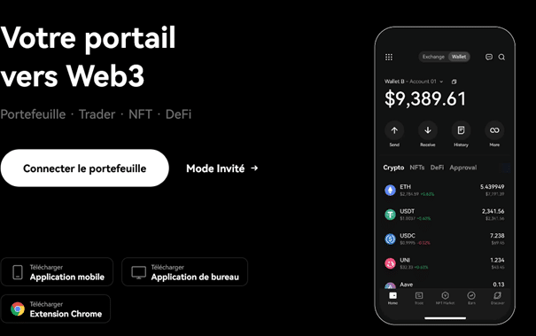 Meilleurs wallets décentralisés : OKX Wallet