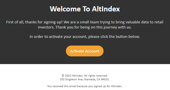 activation altindex