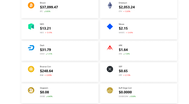 Cryptos sur Kpex AI