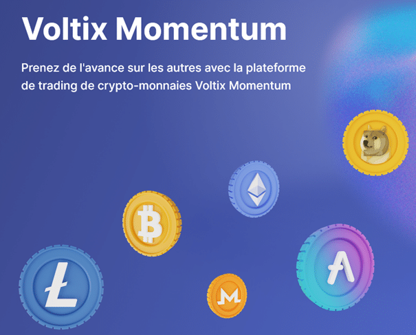 Cryptos sur Voltix Momentum