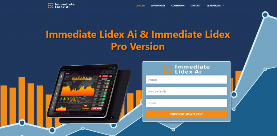 etape 1 - inscription immediate lidex ai