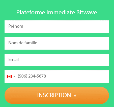 Avis Immediate Bitwave : Inscription