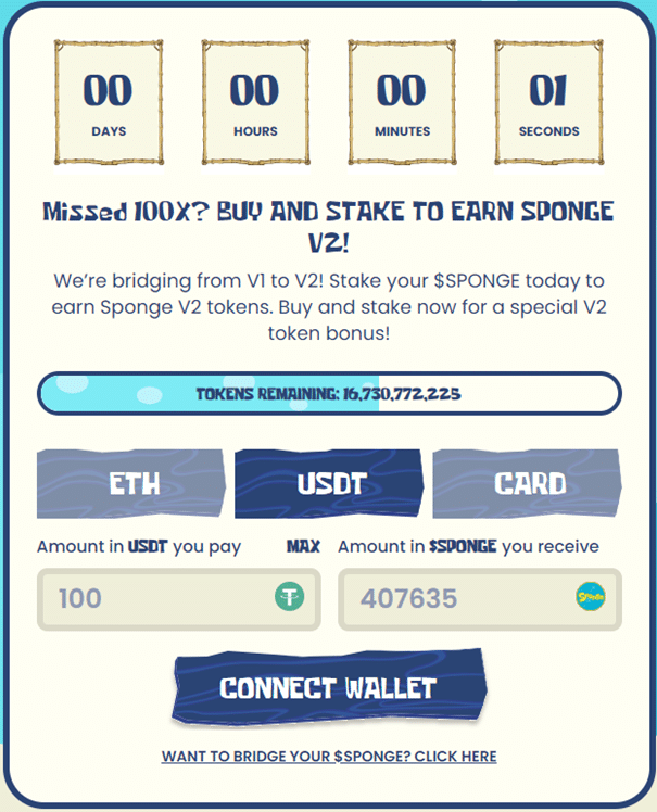 acheter sponge token v2