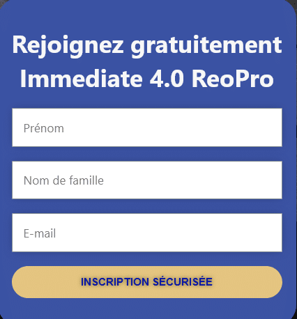 Inscription Immediate ReoPro