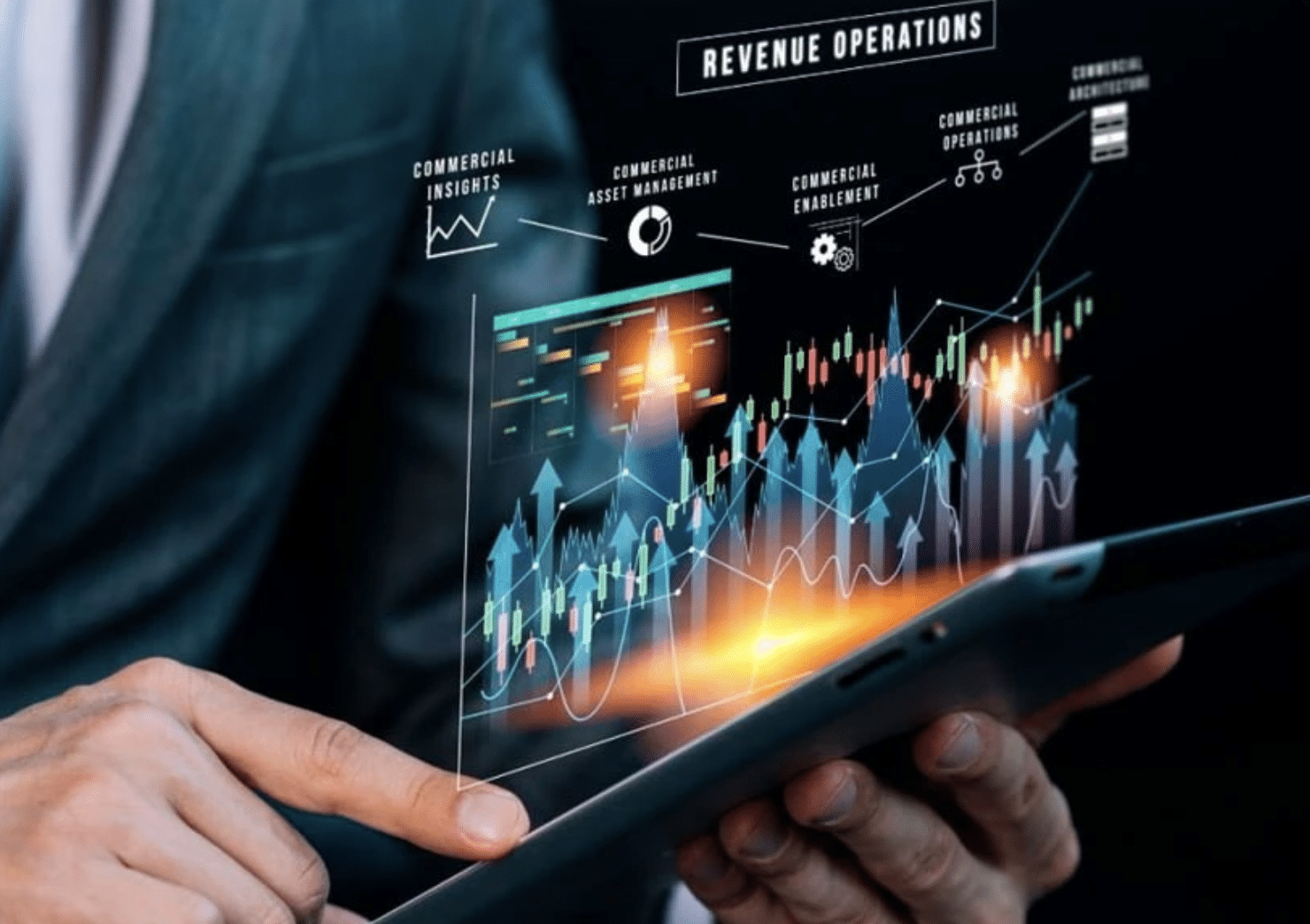 Une photos d'un trader utilisant Immediate Ifex AI sur son Ipad.