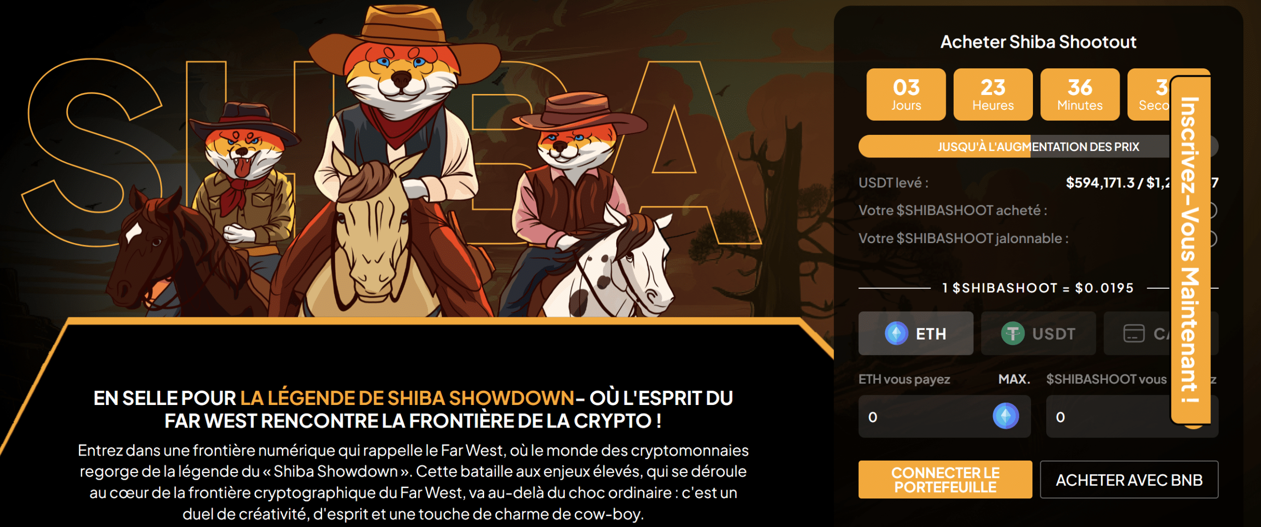 Shiba Shootout acceuil