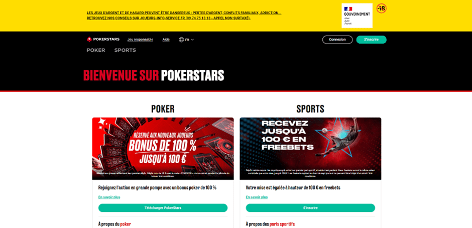 Pokerstars casino retrait instantané