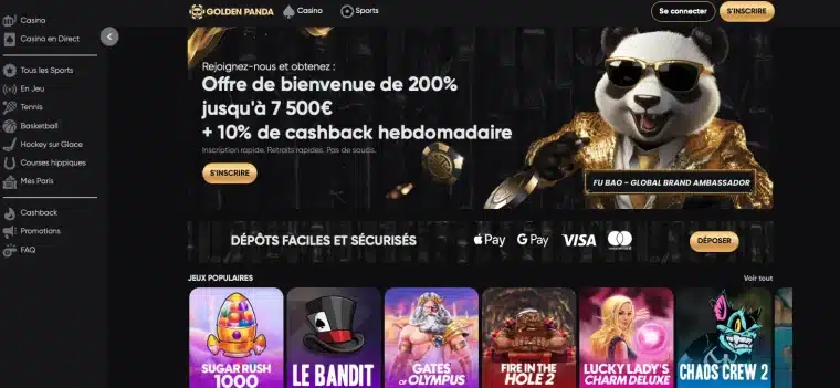 Golden Panda : meilleur casino crypto de [cur_year] ?