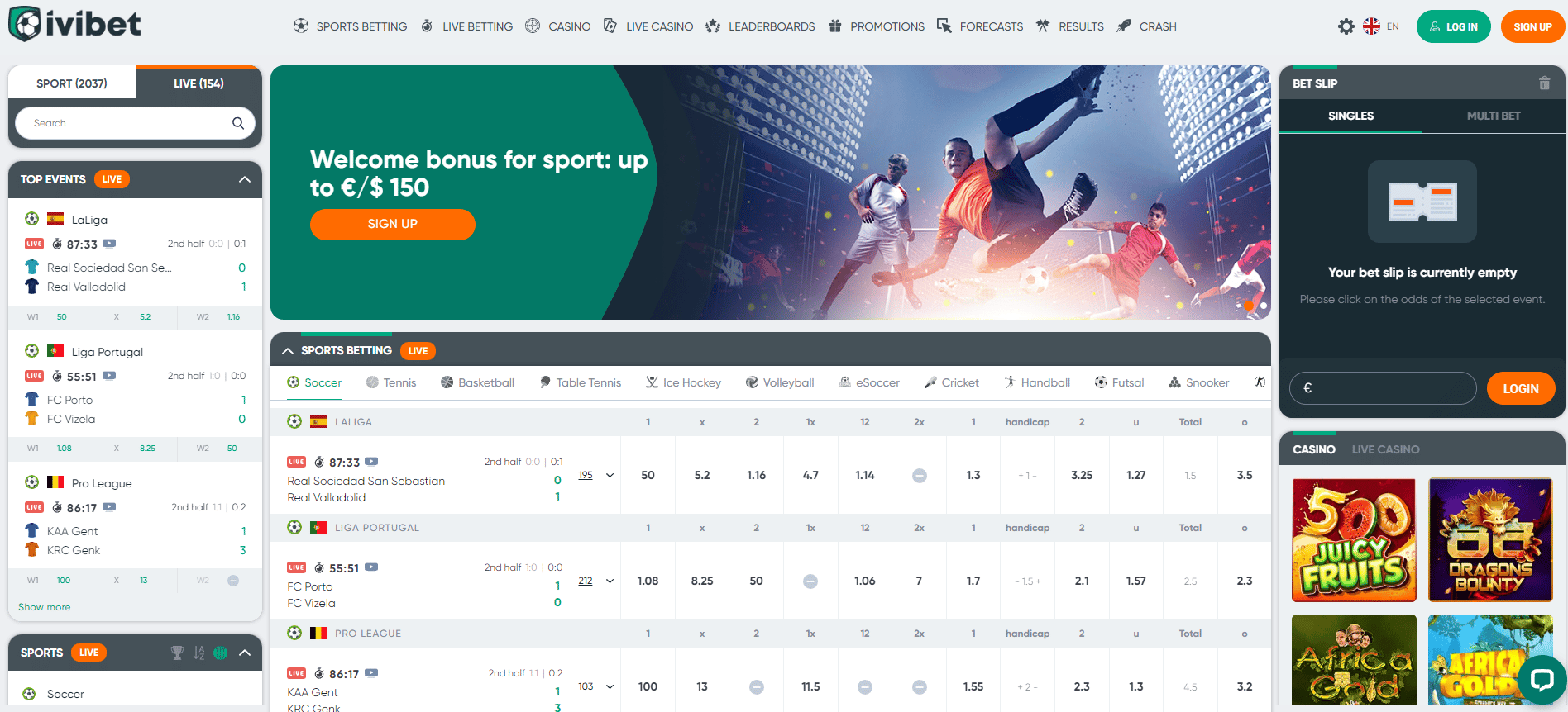 ivibet-homepage