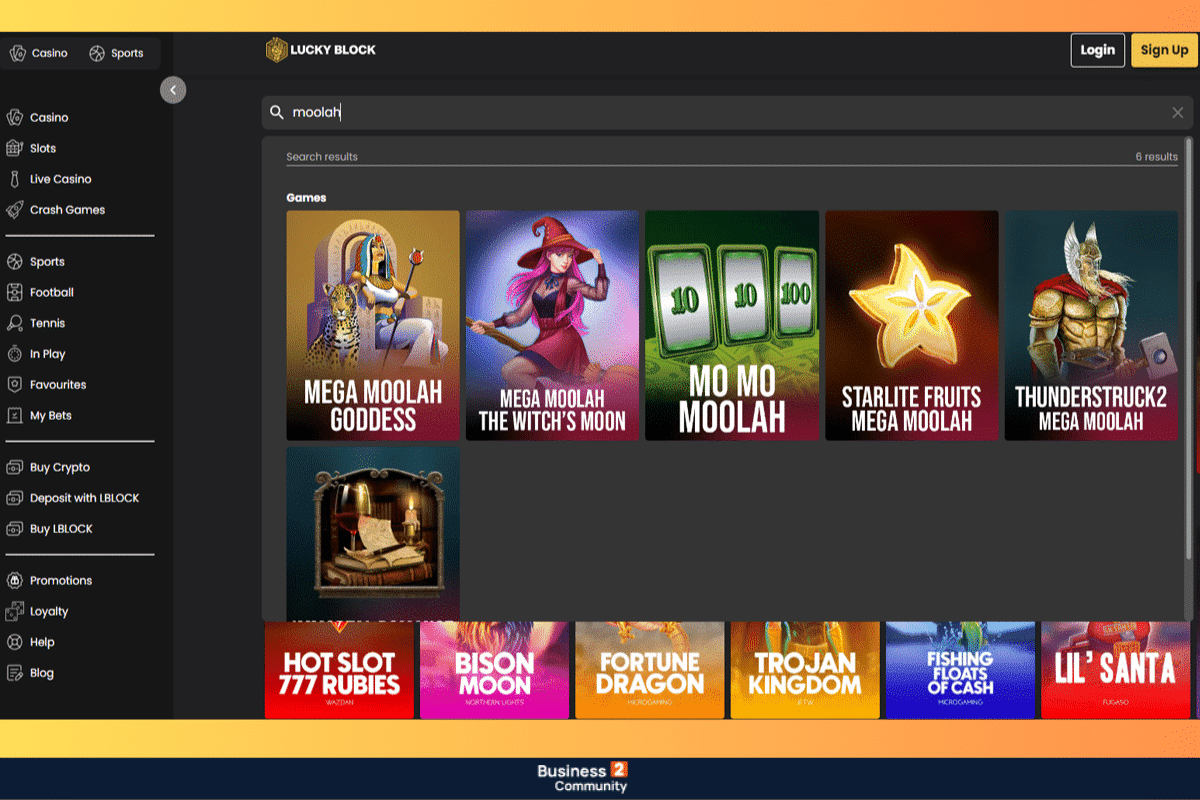 Lucky Block casino slots