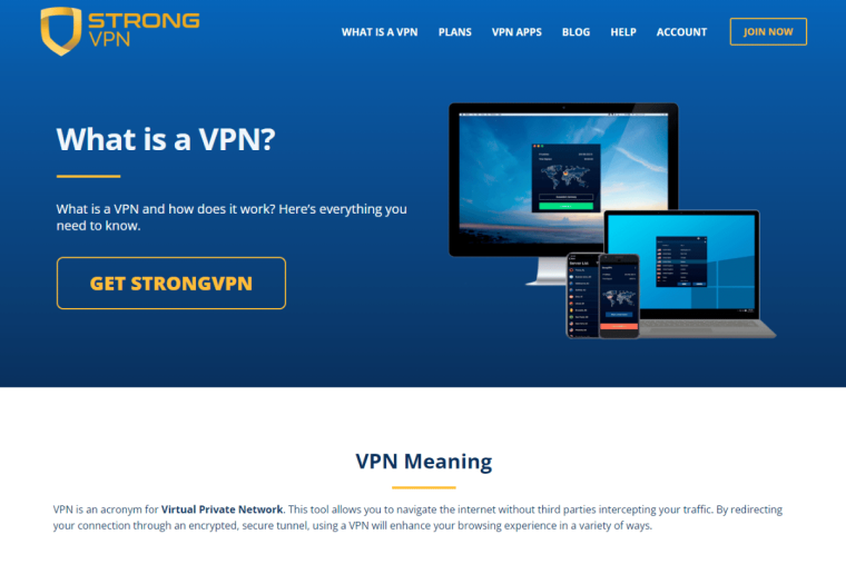 StrongVPN - Ασφαλές VPN για Netflix μετάδοση με πλήρης ανωνυμία  