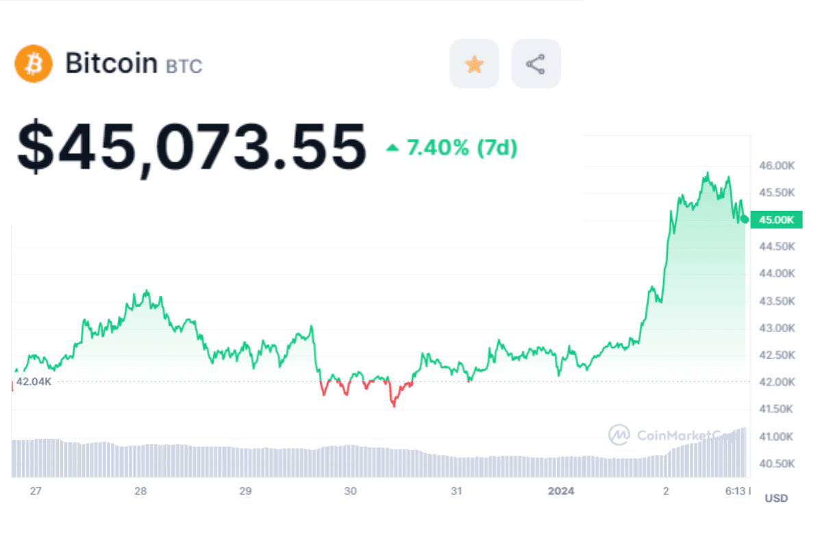 Γιατί το Bitcoin ξεπέρασε τις 45 χιλιάδες δολάρια bitcoin 45.000 $ 