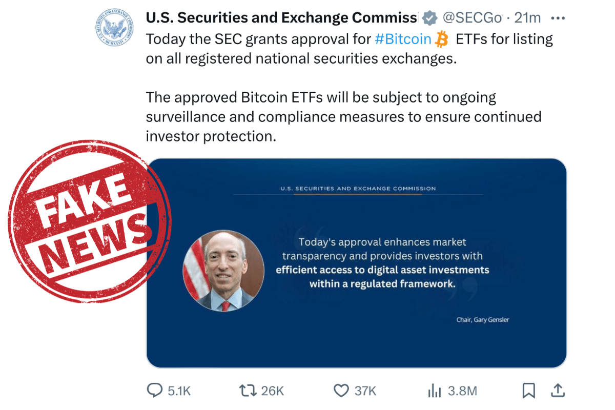 sec tweet για την έγκριση etf